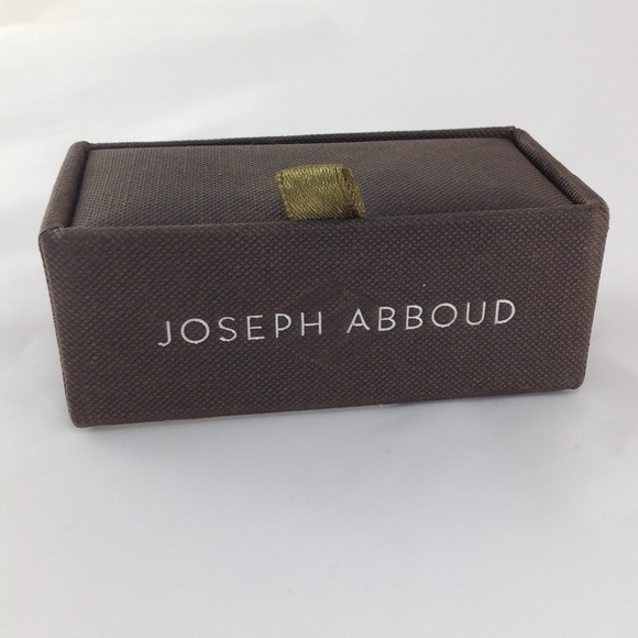 Joseph Abboud Multicolored Rectangle Cuff Links - Picture 4 of 4